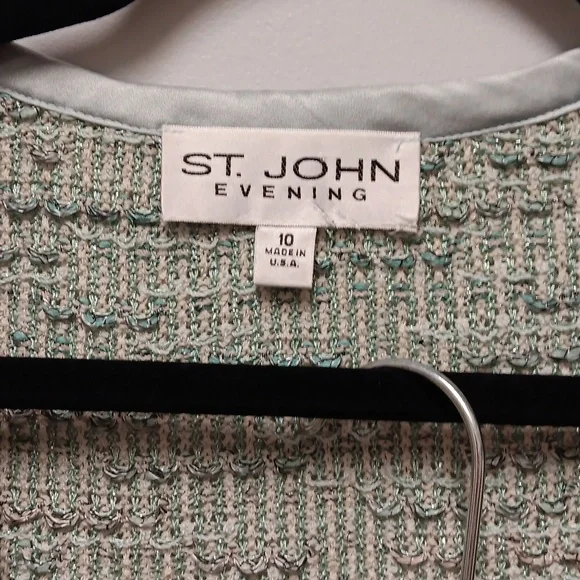 St. John Green Tweed Blazer Structured Suit , Size 10